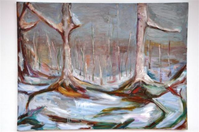 Teresa Kwiatkowska  'Forest', created in 2009, Original Painting Acrylic.