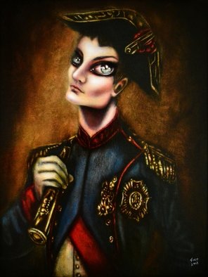 Artist: Tiago Azevedo - Title: Napoleon at War Painting by Tiago Azevedo - Medium: Oil Painting - Year: 2018