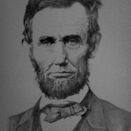 Adam Burgess Artwork Lincoln, 2013 Charcoal Drawing, People