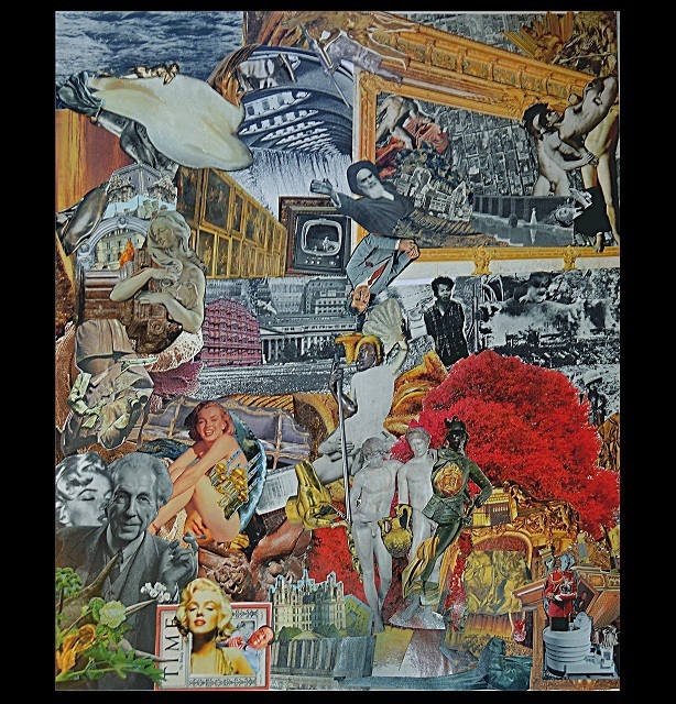 Artist Andrew Mclaughlin. 'The Golden Age Of Sodom And Gomorrah ' Artwork Image, Created in 2012, Original Collage. #art #artist
