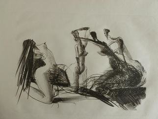 Tinko Dimov: 'naked body 2', 2013 Lithograph, undecided. 