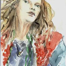 Santiago Londono: 'Kristina', 2005 Other Drawing, Portrait. 