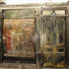 Tomas Castano: 'El escaparate', 2006 Oil Painting, Architecture. 