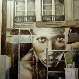 Tomas Castano: 'Escaparte', 2007 Oil Painting, Cityscape. 