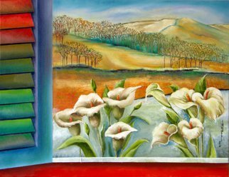 Artist: Miriam Besa - Title: from my window - Medium: Oil Painting - Year: 2013
