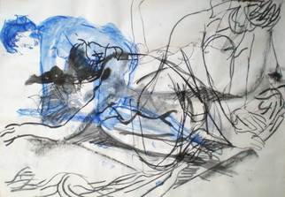 Antonio Trigo: 'Baile III', 2011 Other Drawing, People. 