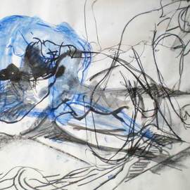 Antonio Trigo: 'Baile III', 2011 Other Drawing, People. 