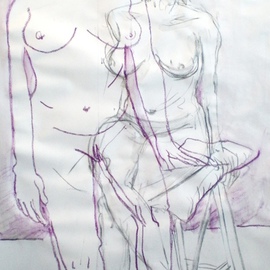 Antonio Trigo: 'Body moving', 2011 Other Drawing, People. 