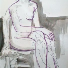 Antonio Trigo: 'body interception', 2011 Other Drawing, People. Artist Description:  The body moves ...