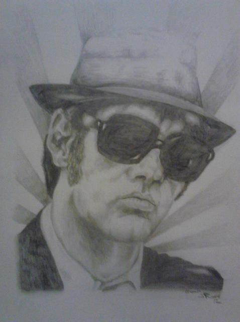 Jonathan Russell  'Elwood', created in 2012, Original Drawing Pencil.