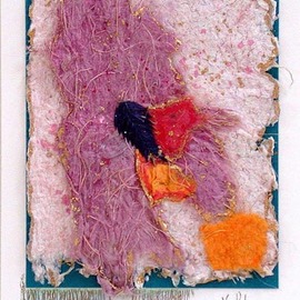 Valda Fitzpatrick: 'abstract forms 1', 2019 Mixed Media, Abstract. Artist Description: I start my designs by making my own paper pulp from dried flowers, grass, Spanish flax, which is specifically designed for paper making , some recycled material adds different one of a kind textures, which I form into hand made paper sheets. The sheets are then adhered on heavy ...