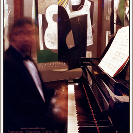 Michael Seewald: 'Pianoman, Shanghai, China by master photographer Michael Seewald', 1987 Color Photograph, Abstract Figurative. Artist Description:   Due to market changes, and the rarity of this image, the price for the last three of the 10 has gone up accordingly. After this one sells, the next one will sell for $500K, and then the last for one million. Many photos by the top masters are ...