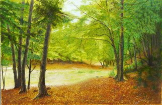 Vasily Zolottsev: 'Autumn in Caucasus', 2007 Oil Painting, nature.  Caucasus in Russia. ...