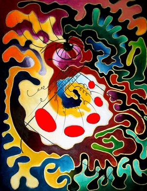 Artist: Alireza Vataniman - Title: talisman - Medium: Acrylic Painting - Year: 2010