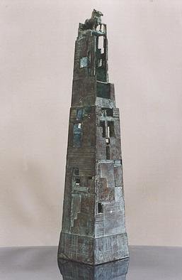 Venelin Ivanov  'Obelisk', created in 1989, Original Sculpture Stone.