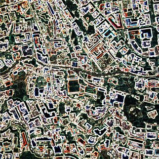 Vincenzo Montella: 'Maps 11', 2009 Other Printmaking, Maps.  inkjet print on pvc ...