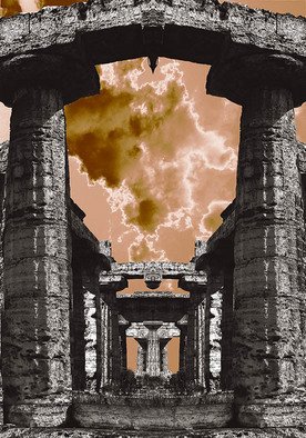 Vincenzo Montella: 'clauds temple', 2008 Digital Art, Architecture. 