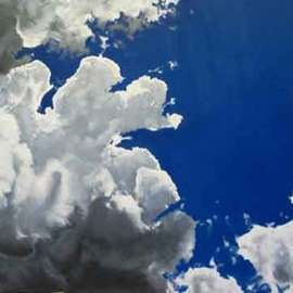 John Tooma: 'cloud series 1', 2005 Oil Painting, Impressionism. Artist Description: This artwork is part of a series I have been working on for several years. Some of the artworks have been sold but this one is with my collection. ...