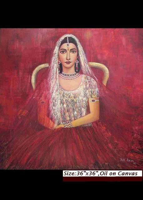 Artist Priti Parikh. 'BRIDE' Artwork Image, Created in 2006, Original Painting Acrylic. #art #artist