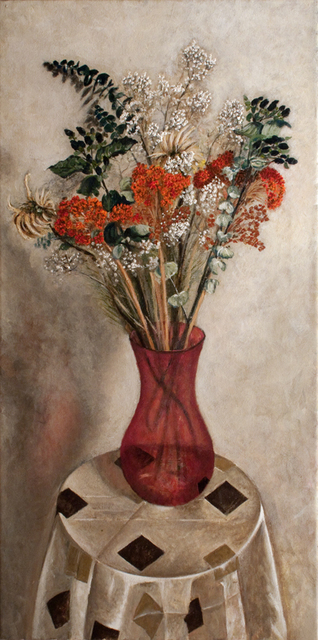 Vladimir Kezerashvili  'Dry Flowers', created in 2012, Original Pastel Oil.