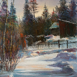 Vladimir Volosov: 'february', 1995 Oil Painting, Impressionism. Artist Description:  There is no doubt that visual art is a powerful medium. It has the ability to inspire and to move us deeply.                                                                                                              Abstract art represents itself as a series of colorful spots, which do not illustrate reality, but show the unconscious artistic process.                                                                                     The author s goal is ...