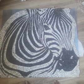 Vladimir Mitric: 'zebra', 2015 Reproduction Artwork, Animals. Artist Description:  zebra  ...
