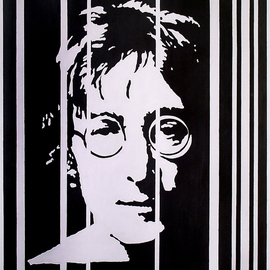 Vlado Vesselinov: 'john lennon', 2006 Acrylic Painting, Celebrity. Artist Description: The work was inspired by the great and only John Lennon.  For me, he is the inspirer and teacher, musician, philosopher - artist.  John is all that humanity is capable of in the good sense of the word.  The work is painted with high quality Italian acrylic paints on ...