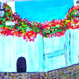 Vincent Sferrino: 'Spanish Courtyard', 2003 Acrylic Painting, Scenic. Artist Description:  This was painted during a visit to Spain ...