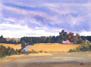 Kenneth Ware: 'after the storm', 2005 Watercolor, Landscape. 