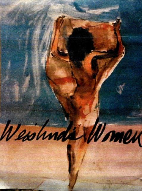 Artist Harry Weisburd. 'Woman On The Beach 2 Poster' Artwork Image, Created in 2003, Original Pottery. #art #artist