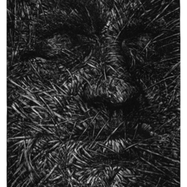Wieslaw Haladaj Artwork APPEARANCE1, 2003 Linoleum Cut, Abstract Figurative