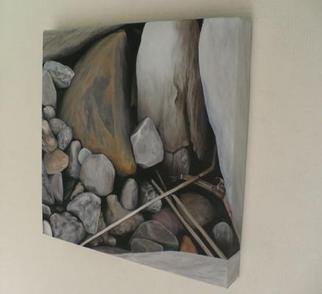Peter Winberg: 'Close up of stones 4', 2009 Other Painting, Undecided.  Motif from photo taken by me, ...