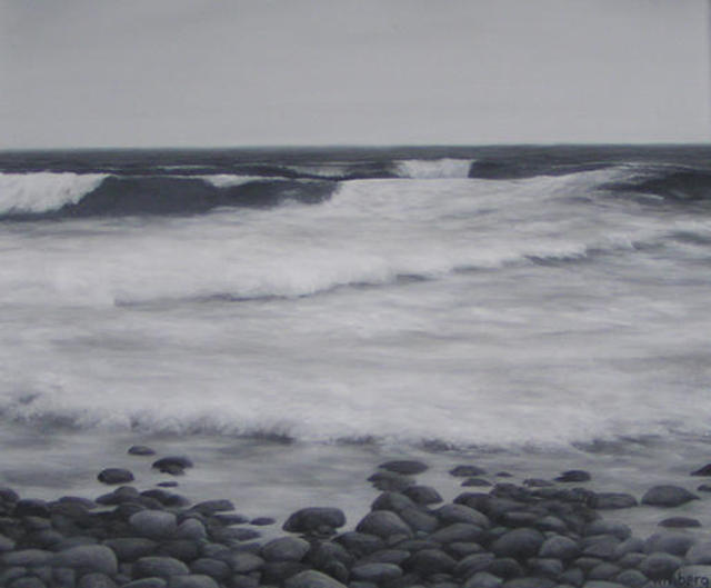 Artist Peter Winberg. 'Rough Sea' Artwork Image, Created in 2003, Original Painting Other. #art #artist