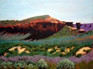 Wm Kelly Bailey: 'Near Vernal Utah', 2012 Acrylic Painting, Landscape. Dinosaur Country Near Vernal, Utah acrylic painting on canvas panel is 9 x 12.  Frame OD is 13. 5 x 16. 5 Available. ...