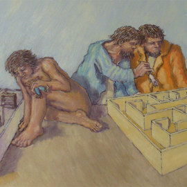 Wendy Lippincott: 'Psych 101', 2008 Oil Painting, Education. Artist Description:  Education Tome ...