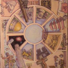 Wendy Lippincott: 'Theocracy', 2005 Oil Painting, Religious. Artist Description: Religion for All...
