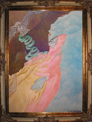 Dana Wodak: 'Healing', 1999 Oil Painting, Spiritual.  spiritual cosmic univers art realistic oilpaintings in thin layers of colourfineart DanaWodak ...