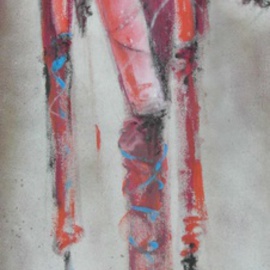 Xavier Mc Phie: 'Moko Men', 2012 Acrylic Painting, Mystical. Artist Description:   Moko Men, Island Carnival Series.                    ...