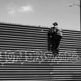 Yaki Yaskvloski: 'LOS MUROS Tijuana border', 2007 Black and White Photograph, Political. Artist Description:       DOCUMENTARY         ...