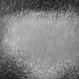 Yeoun Lee: 'Snowy Night', 2011 Acrylic Painting, nature. 