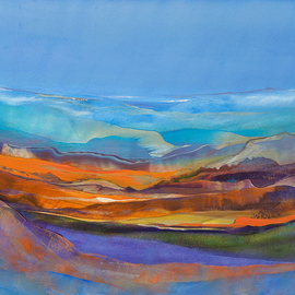 Nicholas Down: 'Sonoma', 2010 Oil Painting, Abstract Landscape. Artist Description:  Oil on Gesso                ...