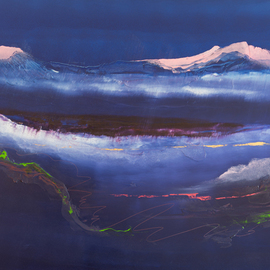 Nicholas Down: 'Wilderness Remembered', 2015 Oil Painting, Abstract Landscape. Artist Description:  Oil on Gesso Panel                                                                                 ...
