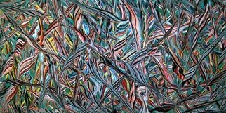 Yucel Donmez: 'Untitled', 2008 Acrylic Painting, Abstract.  Acrylic on canvas ...
