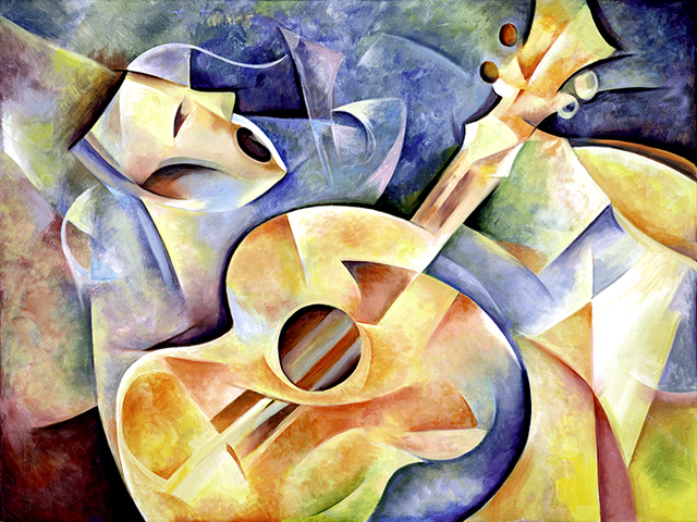 Zinovy Shersher  'Rhythm', created in 2015, Original Painting Acrylic.