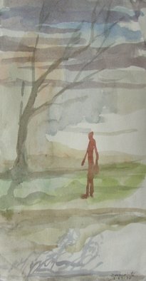 Dana Zivanovits: 'AFRICAN DOCTOR', 1994 Watercolor, People. Artist Description:  Watercolor on acid free, rag paper- a signed and dated Zivanovits original. Note ; All proceeds from the sale of this watercolor will be donated to Doctors Without Borders. ...