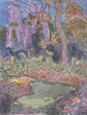 Dana Zivanovits: 'LATE SUMMER MEADOW', 2007 Watercolor, Landscape.  This watercolor was done from life at the wild prarie in Whetstone Park in Columbus Ohio. A signed and dated [ 9/ 5/ 07] Zivanovit's original. ...
