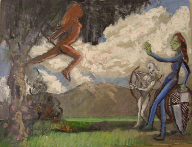 Dana Zivanovits  'PERSHONE RETURNS', created in 2002, Original Painting Other.