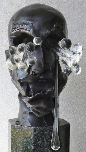 Zoja Trofimiuk  'Despair From Raw Emotions Series', created in 2012, Original Glass.