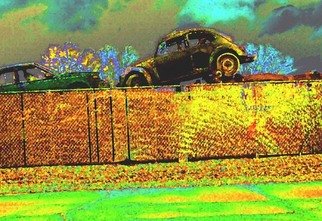 Jeffrey Spahrsummers: 'top of the heap', 2007 Color Photograph, Surrealism.  Junk yard ...