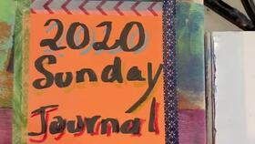 Artist Video 2020 Sunday journal by Donna Gallant